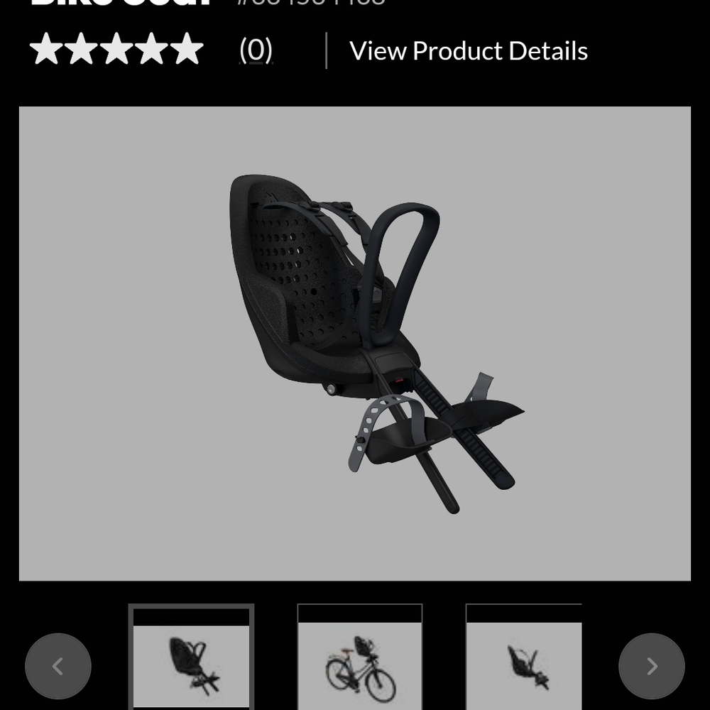 Front Facing Bicyle Seat For Infant/toddler